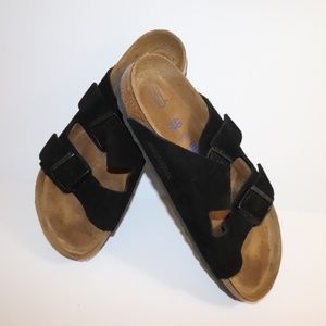 Black Suede Berkenstocks - Arizona style